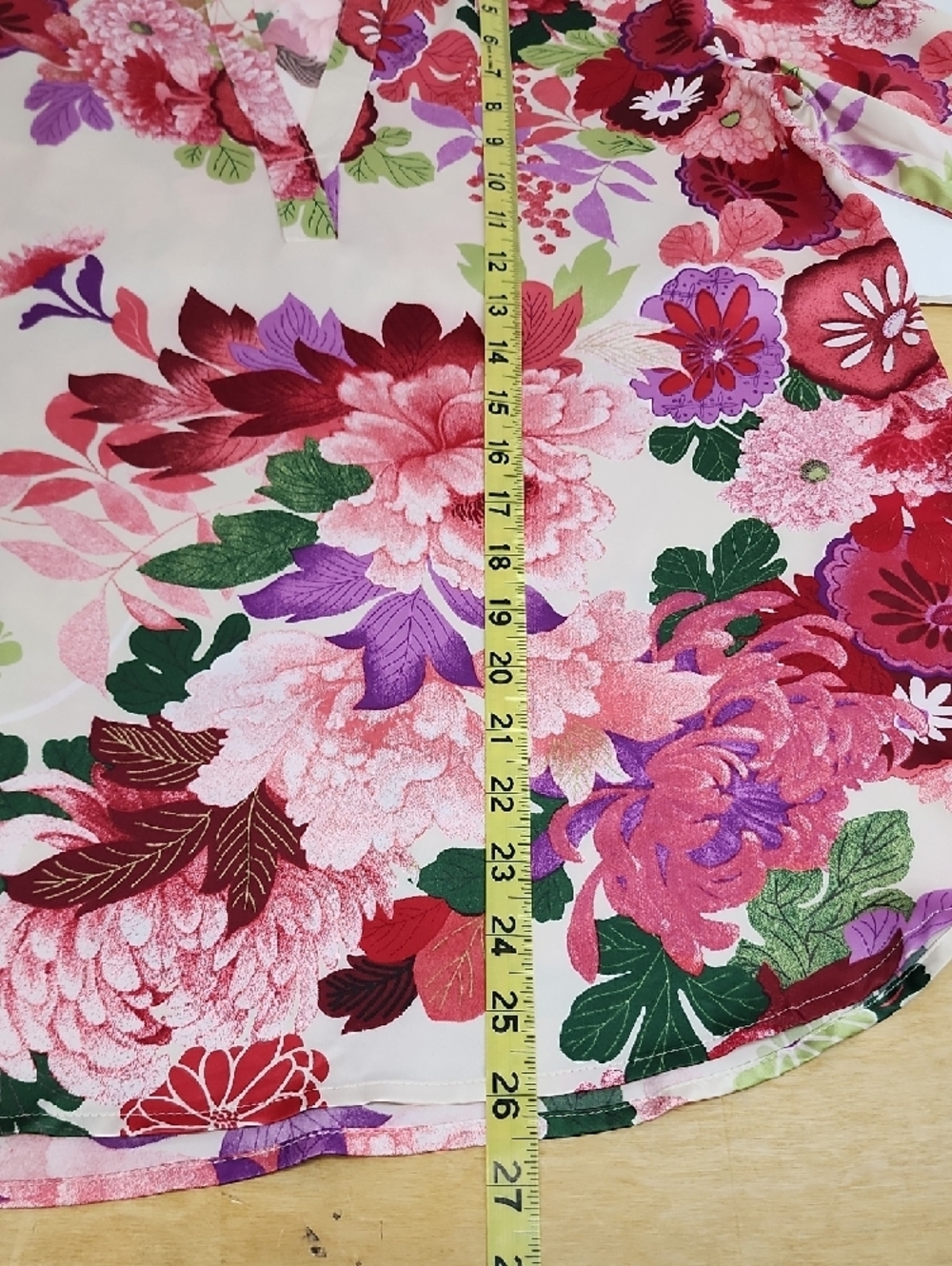 Natori Floral Satin Pajama Set 2 Piece Sleepwear Pink White XS - Picture 9 of 13